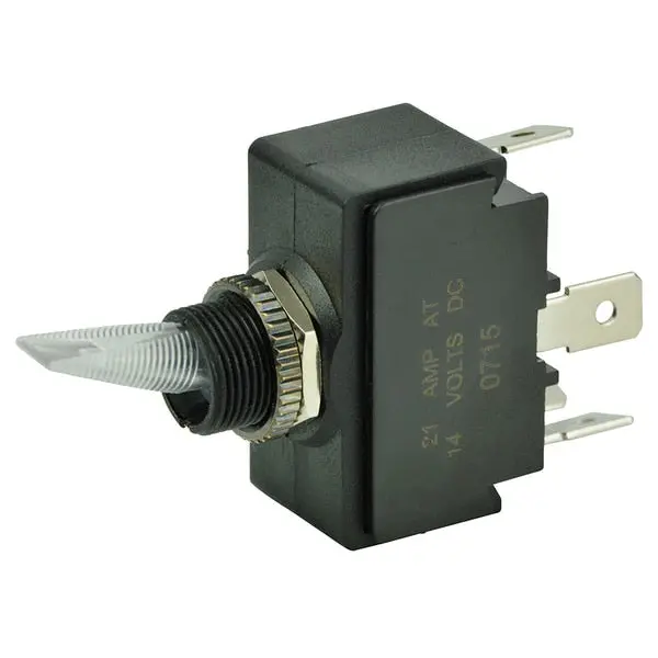 Spst Lighted Toggle Switch - Red Led - 12V - On/Off 1