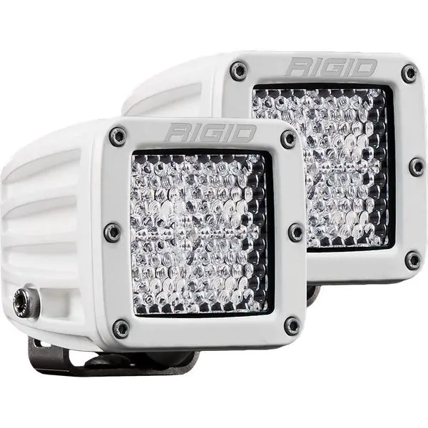 Rigid Industries D-Series Pro Hybrid-Diffused Led - Pair - White 1