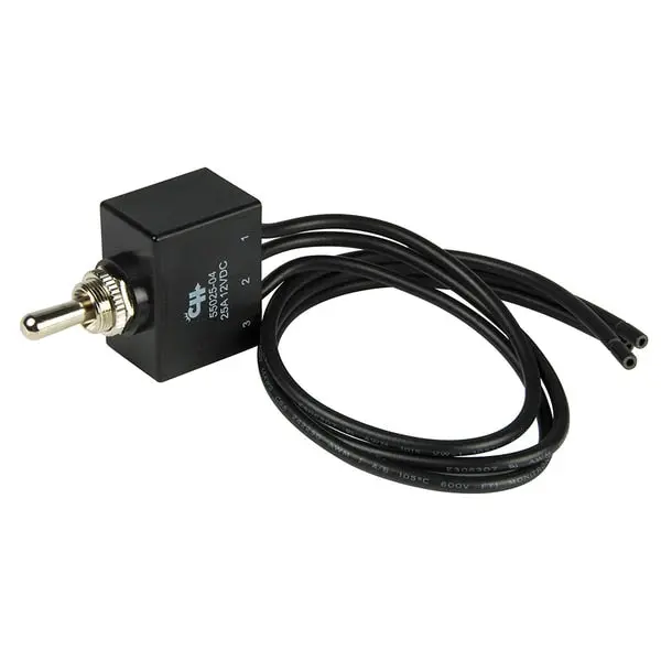 Spdt Sealed Toggle Switch - (On)/Off/(On) 1