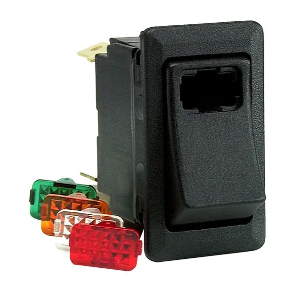 Lighted Rocker Switch Spst On-Off 4 Blade 1