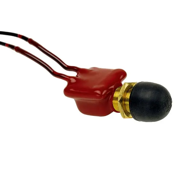 Vinyl Coated Push Button Switch Spst Off-On 2 Wire 1