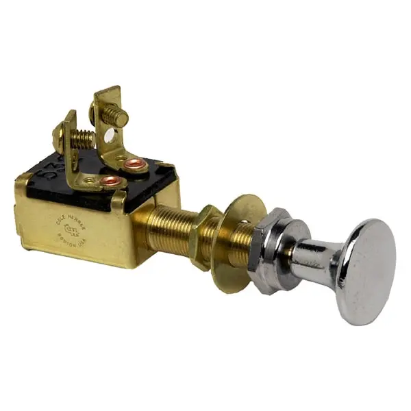 Push Pull Switch Spst Off-On 2 Screw 1