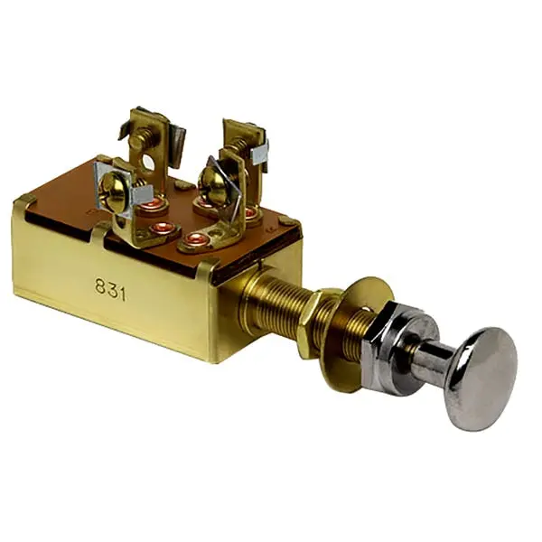 Push Pull Switch Spdt Off-On1-On2 4 Screw 1