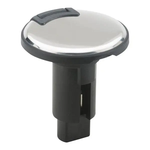 Lightarmor Plug-In Base - 2 Pin - Stainless Steel - Round 1