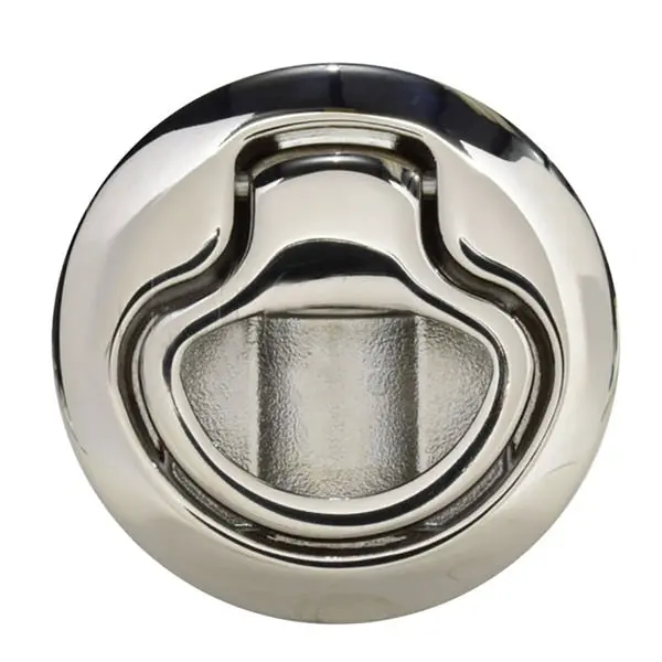 Flush Pull Latch Pull To Open - Non-Locking - Polished Stainless Steel 1