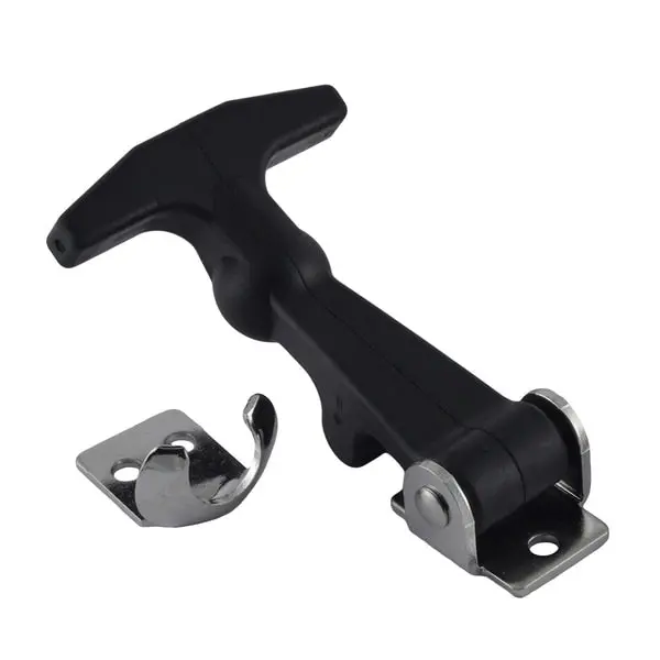 One-Piece Flexible Handle Latch Rubber/Stainless Steel Mount 1