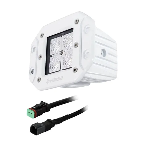 4 Led Marine Cube Light - Flush Mount - 3" 1