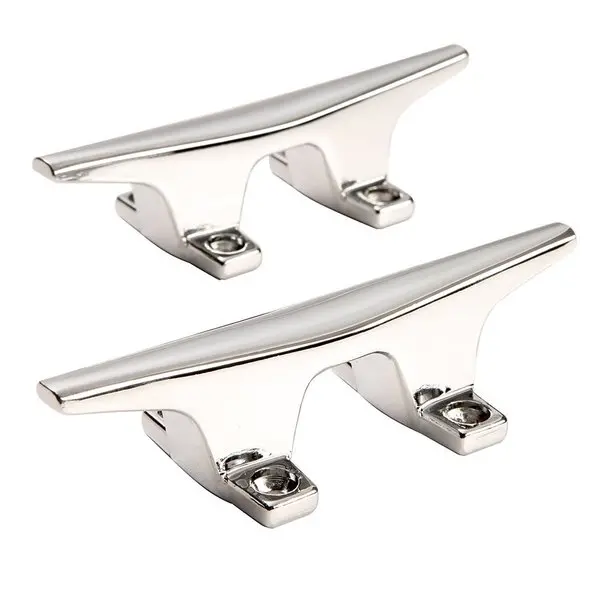 Attwood Zamak Chrome Plated Zinc Cleats - Pair - 4-1/2" 1