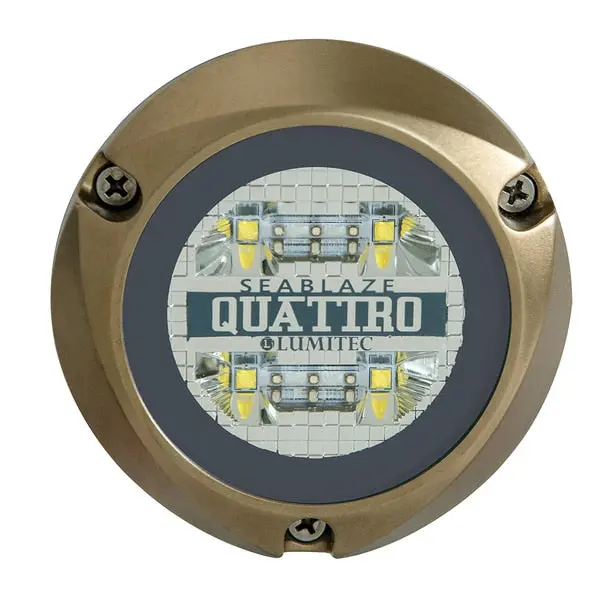 Seablaze Quattro Led Underwater Light - Dual Color - White/Blue 1