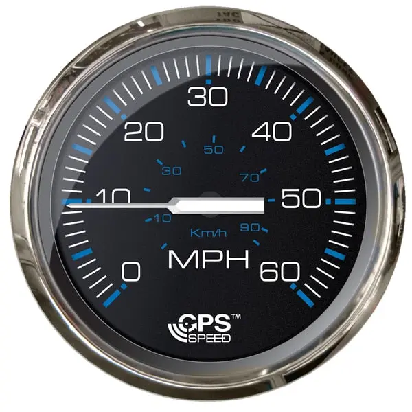 Chesepeake Black Ss 4" Studded Speedometer - 60Mph (Gps) 1