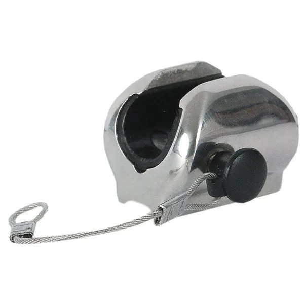 Taco Concave Deck Hinge W/Pin &Amp; Lanyard - Fits 7/8" Tube 1