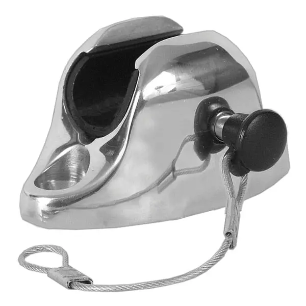 Flat Deck Hinge W/Pin -Lanyard - 7/8"-1-1/4" 1