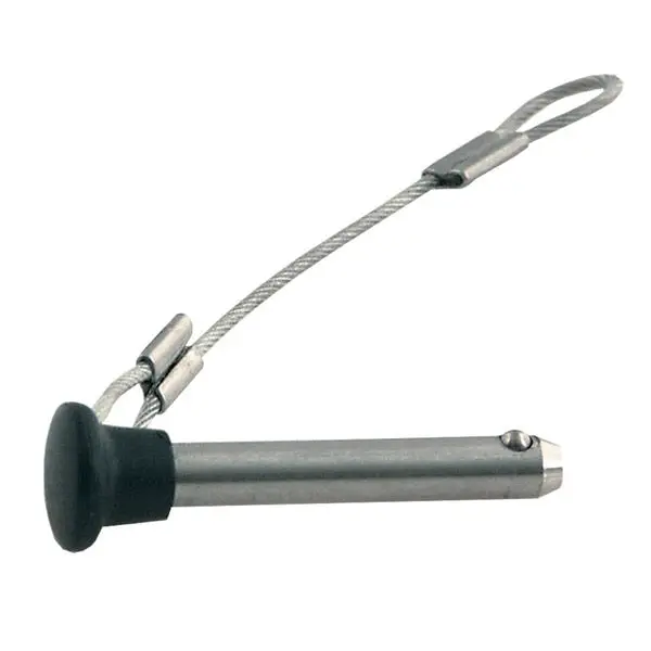 Stainless Steel Pin -Lanyard W/Plastic Knob 1