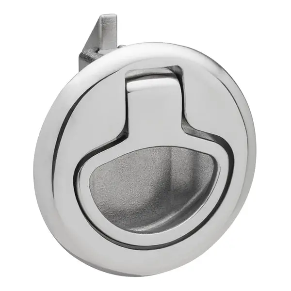Whitecap Slam Latch Stainless Steel Non-Locking Ring Pull 1
