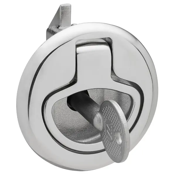 Whitecap Slam Latch Stainless Steel Locking Ring Pull 1