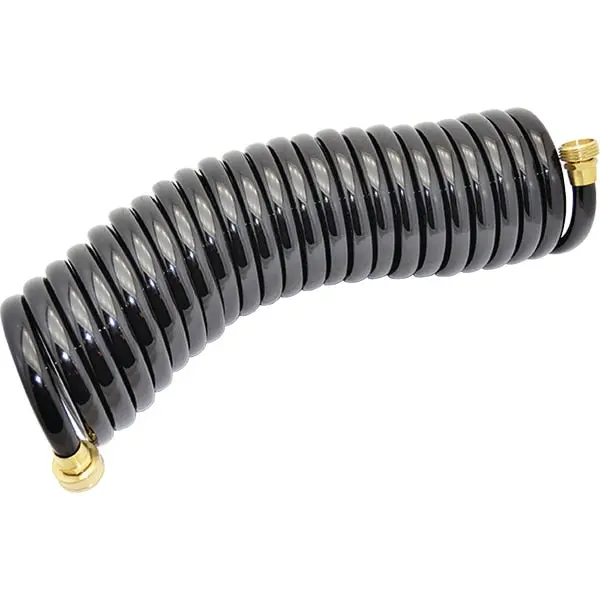 Coiled Wash Down Hose 25' 1/2" Diameter 1