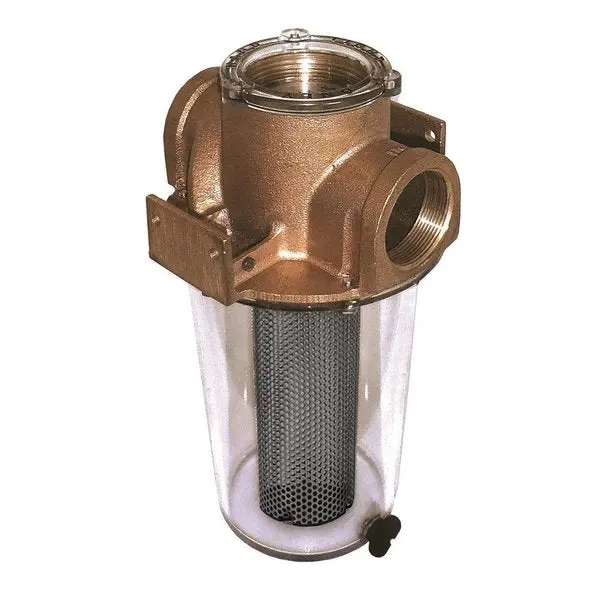 Arg-1250 Series 1-1/4" Raw Water Strainer W/Monel Basket 1