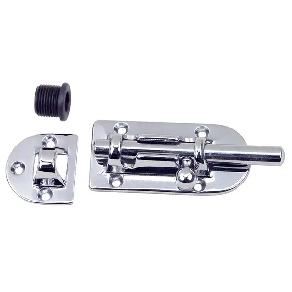 Chrome Barrel Bolt 5 In. 1
