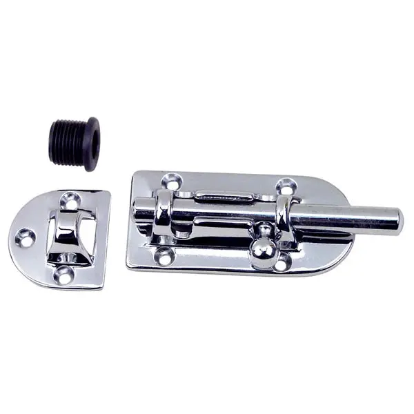Chrome Barrel Bolt 4 In. 1