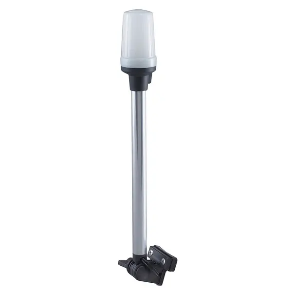 Fold Down All- Round White Pole Light Horizontal 1