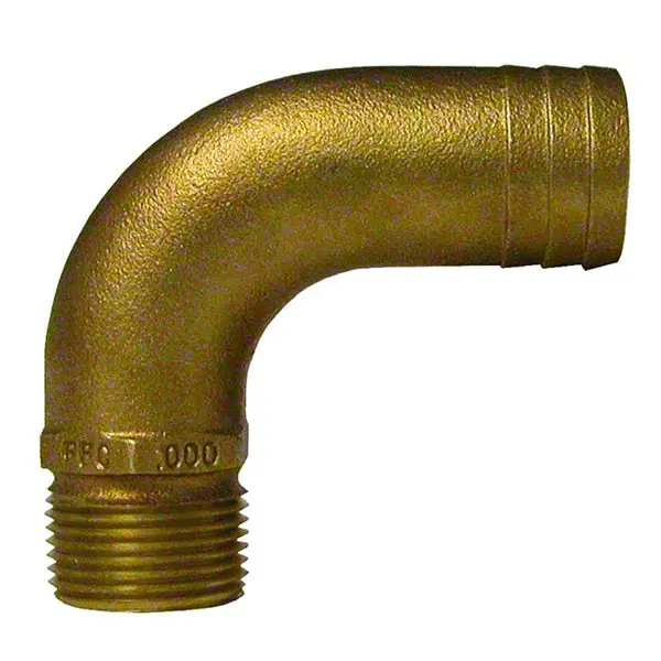 1-1/4" Npt 90 Deg Elbow Pipe To Hose Fitting 1