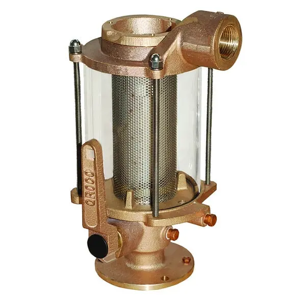 3/4" Ball Valve/Seacock & Raw Water Strainer Combo 1