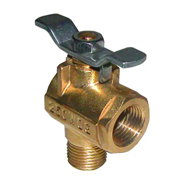 1/2" Npt 90 Bronze Fuel Valve 1