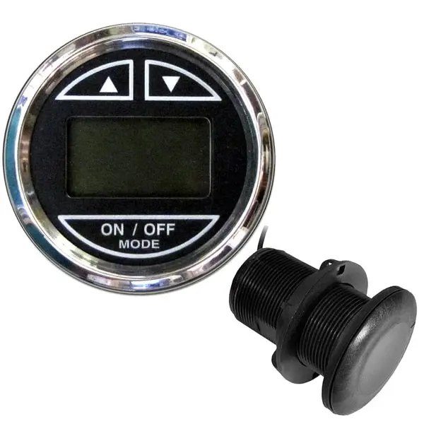 2" Depth Sounder W/Thru-Hull Transducer - Chesapeake Black - Sta 1