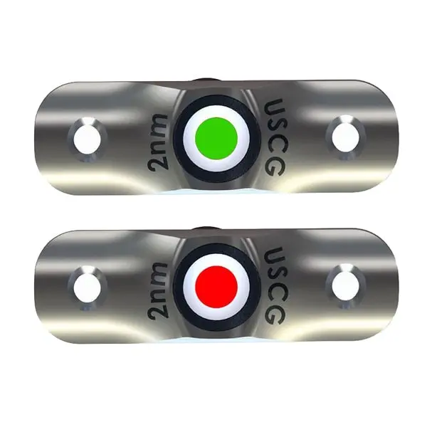 Rub Rail Mounted Led Navigation Light Set - 2-1/2" 1