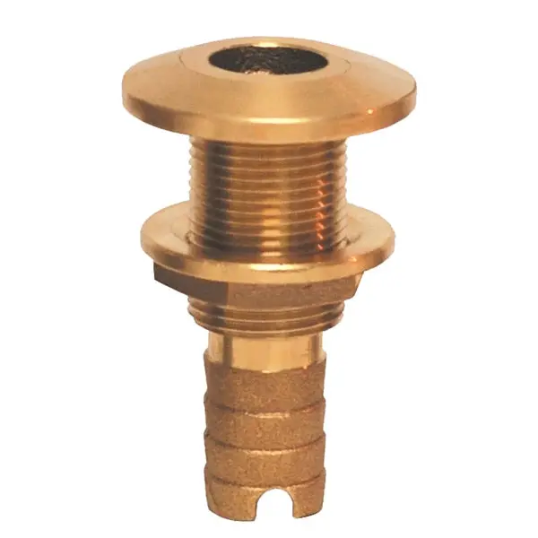 Bronze Hose Barb Thru-Hull Fitting - 1-1/4" 1