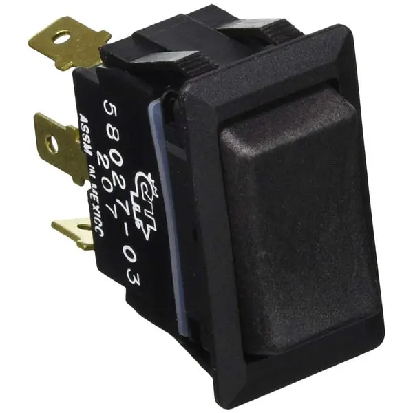 Sealed Rocker Switch Non-Illuminated Spdt On-Off-On 3 Blad 1