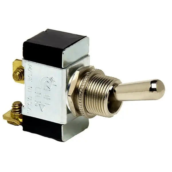 Heavy-Duty Toggle Switch Spst Off-(On) 2 Screw 1