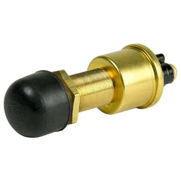 Heavy Duty Push Button Switch W/Rubber Cap Spst Off-On 2 S 1