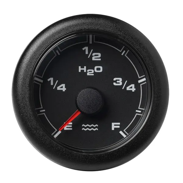 2-1/16" (52Mm) Oceanlink Fresh Water Gauge - Black Dial -Bezel 1
