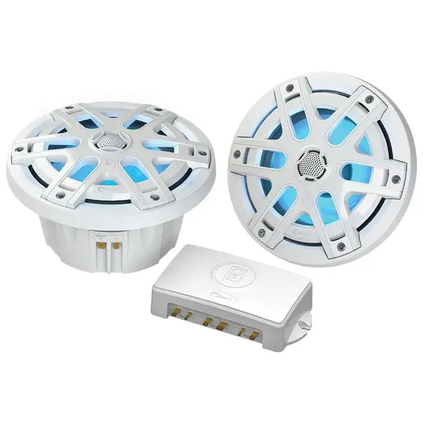 Ma-Oc6 6.5" Round Waterproof Blue Led Lit 1