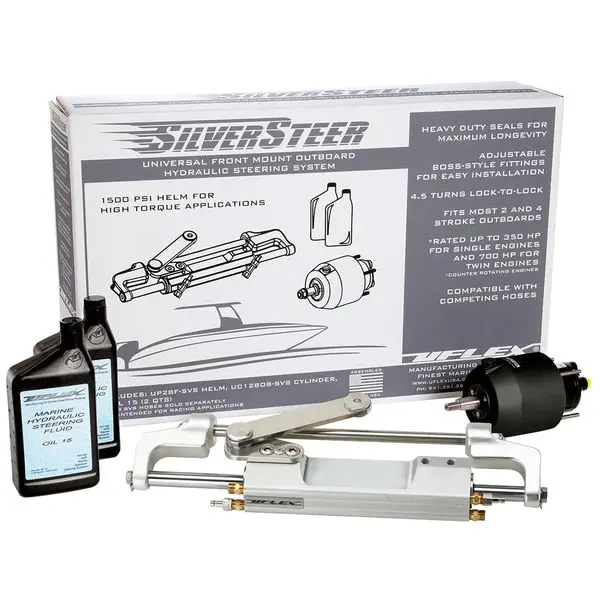 Silversteerfront Mount Outboard Hydraulic Steering System - Uc130 V1 1