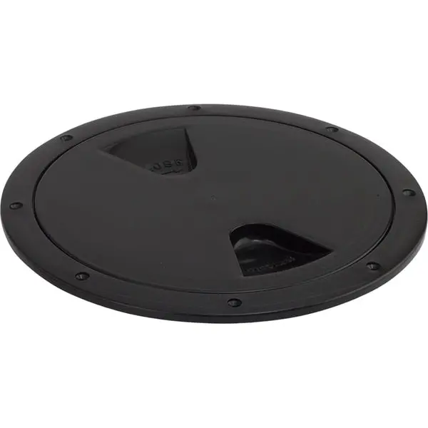 Screw-Out Deck Plate - Black - 6" 1