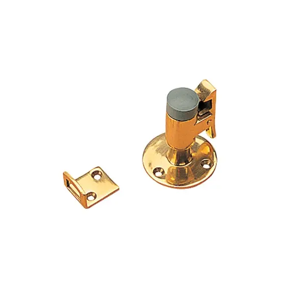 Door Stop -Catch - Brass - 2" 1