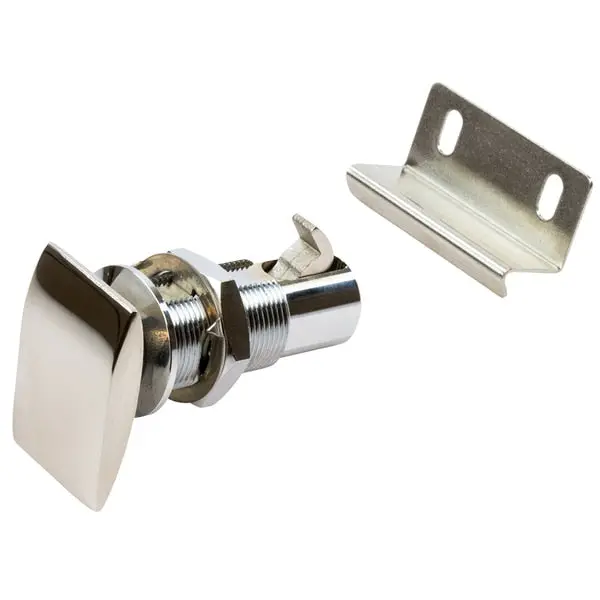 Push Button Cabinet Latch - Rectangular 1