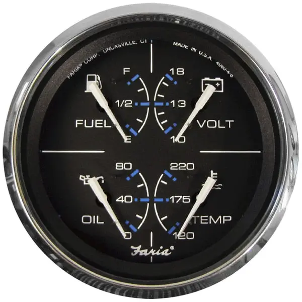 Chesapeake Black 4" Multifunction Gauge 1