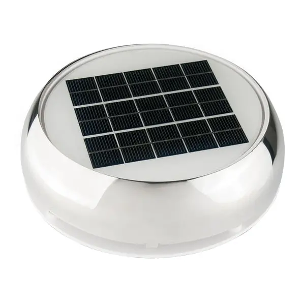 4" Da/Night Solar Vent Stainless Steel 1