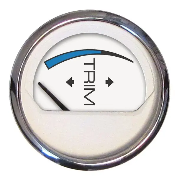 Faria Chesapeake White Ss 2" Trim Gauge (Omc Cobra ('93 - '94) 1