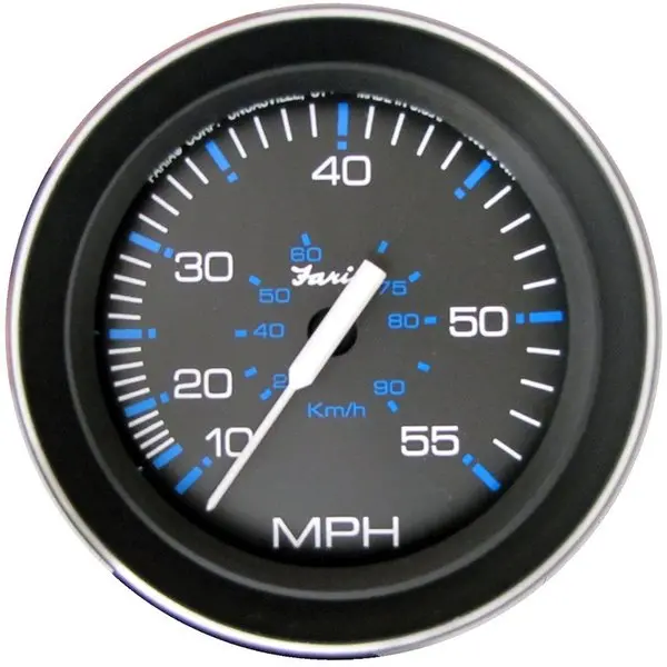 Faria Coral 4" Speedometer (55 Mph) (Pitot) 1