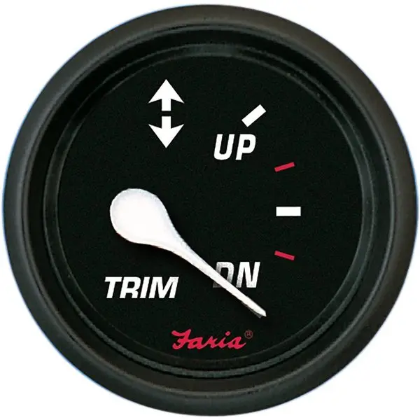 Faria Professional Red 2" Trim Gauge 1