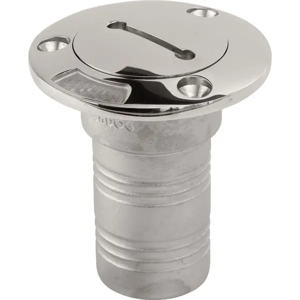 Stainless Steel Cast Hose Deck Fill Fits 1-1/2" Hose - Water 1