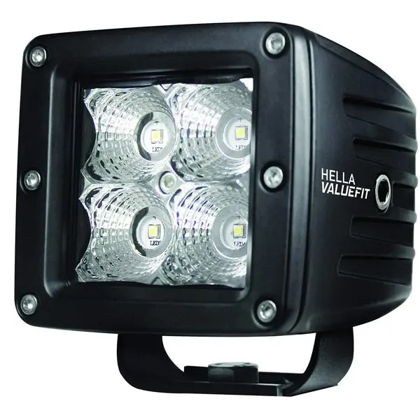 Value Fit Led 4 Cube Flood Light - Black 1