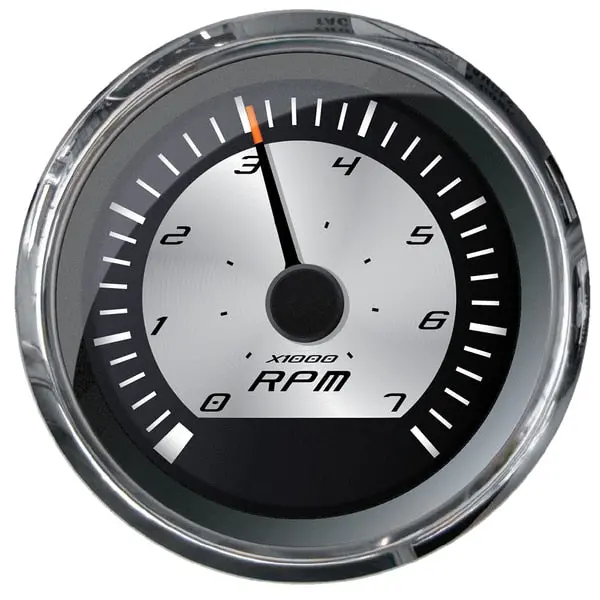Platinum 4" Tachometer - 7000 Rpm (Gas - Inboard,  Outboard -I/O) 1