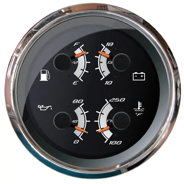 Platinum 4" Multi-Function - Fuel,  Oil,  Volt -Water Temperature 1