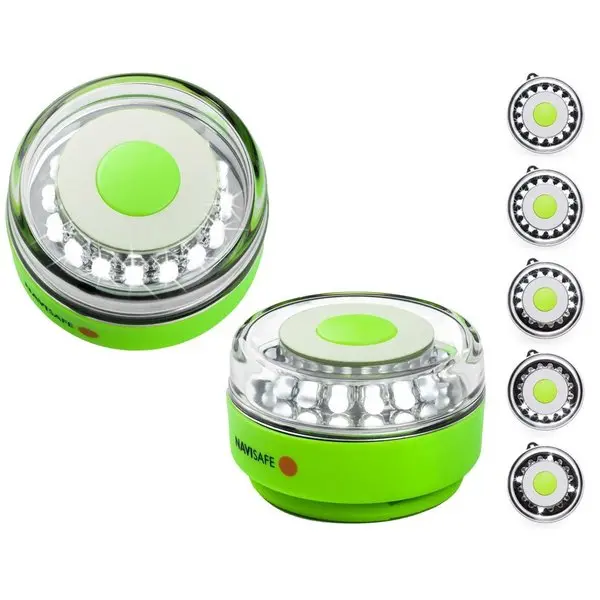 Navilight All-White 5 Mode 360 Deg Rescue 2Nm W/Green Magnet Base 1