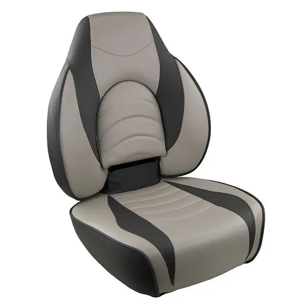 Springfield Fish Pro High Back Folding Seat - Charcoal/Grey 1